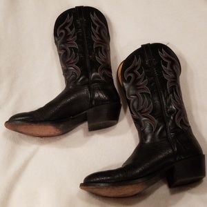 🐂 Nocona Legacy Black Calf Boots Men 7.5 D